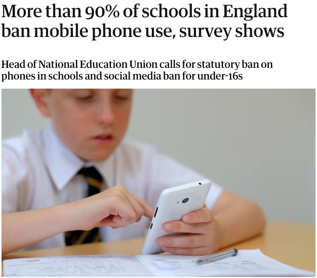 英国将对16岁以下禁社交媒体？英国学校为何要对手机“下狠手”？