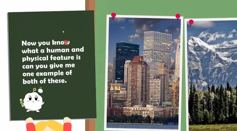 小学Year2地理课，抽象的景观话题怎么让孩子理解呢？