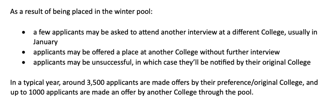 即将开启！从Winter Pool中“上岸”：剑桥这些学院捞人更积极！