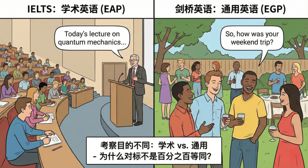 一篇文章讲清楚雅思和剑桥英语的对标！