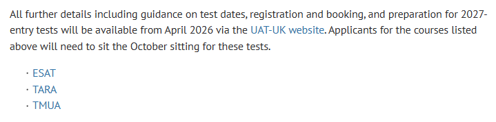 牛津本科笔试重大改革落地！MAT/PAT/TSA成历史，ESAT/TMUA/TARA登场！