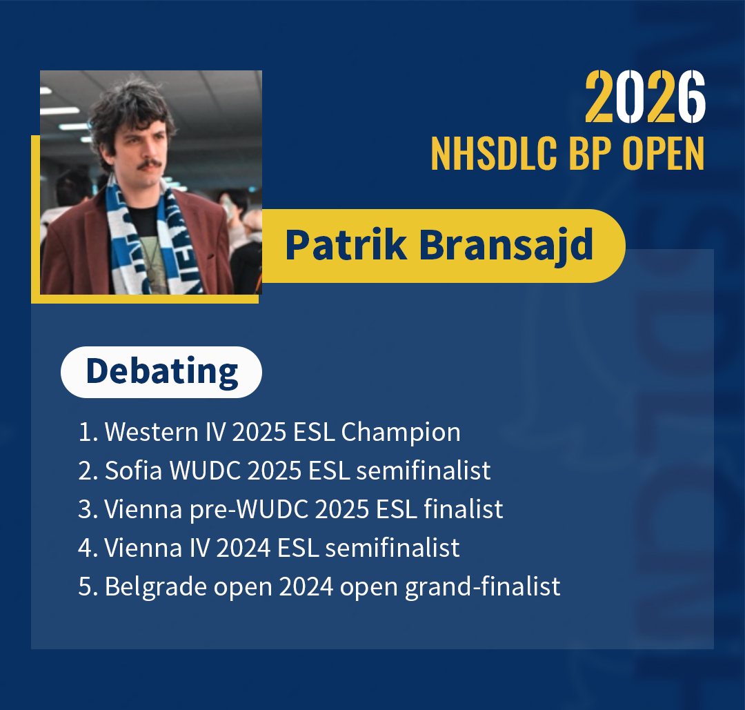 报名倒计时丨2026 WINTER NHSDLC BP OPEN 最新赛程&裁判阵容！