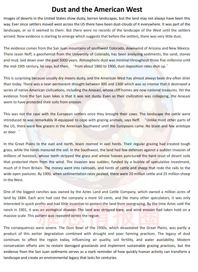 1月31日雅思考题回忆+阅读原文汇总