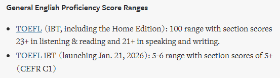 康奈尔官宣接受新托福！UMich等5所大学明确新托福要求！