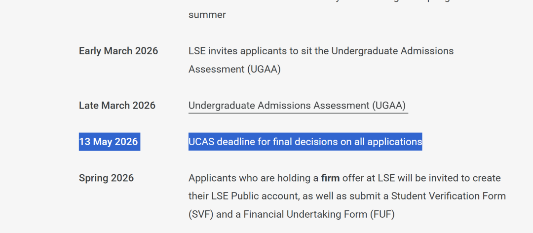 别错过！2026 英本常规申请即将截止，G5放榜& UCAS 新增节点必看！