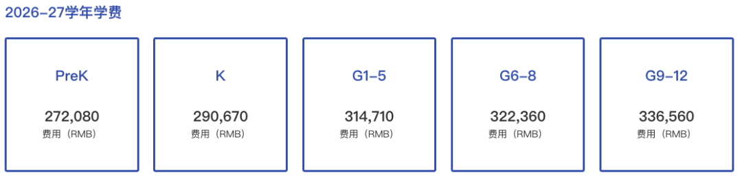 终于！贝赛思2026-2027学年学费更新了