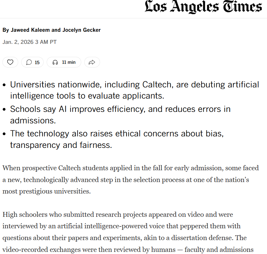 你的申请文书正在被 AI 人工智能审阅、评分？我们的申请策略该怎么对应调整？