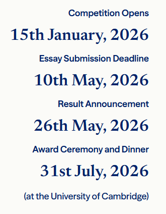 剑桥【Re:think论文竞赛】2026放题了！17个题目一遍过~（附推荐阅读书单）