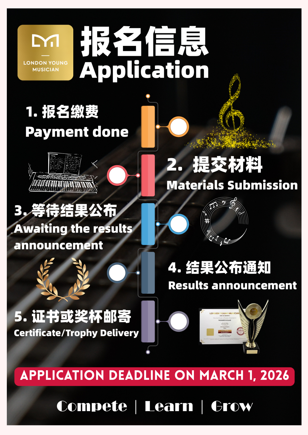 3月1日截止 | 钢琴、弦乐、管乐、打击乐、声乐……伦敦国际在线音乐平台开放报名中！伦敦青少年音乐展演期待你的加入！