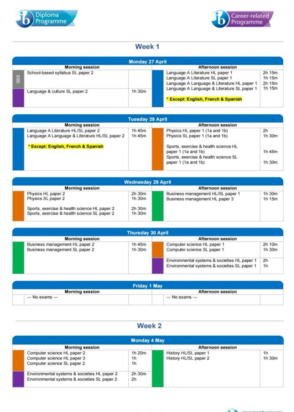 2026IB大考时间安排，IB大考核心变化分析！