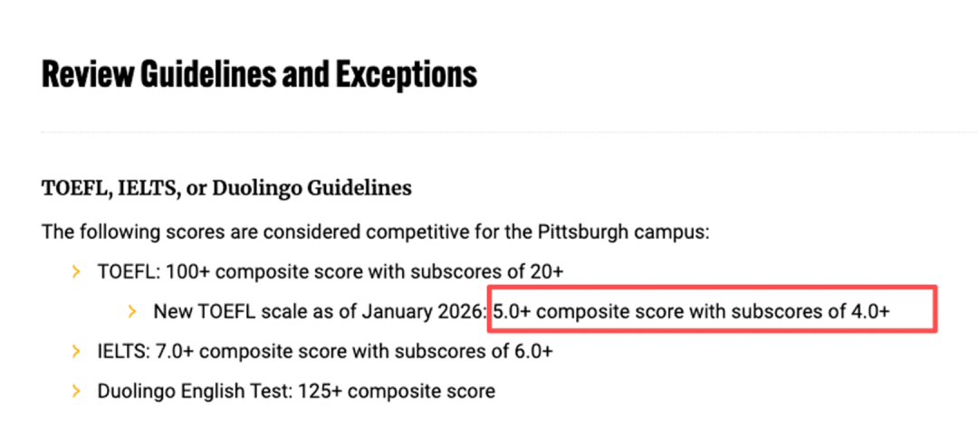 新托福即将上线|2026美国TOP100大学语言要求趋势解读!必看! 新托福即将上线|2026美国TOP100大学语言要求趋势解读!必看!