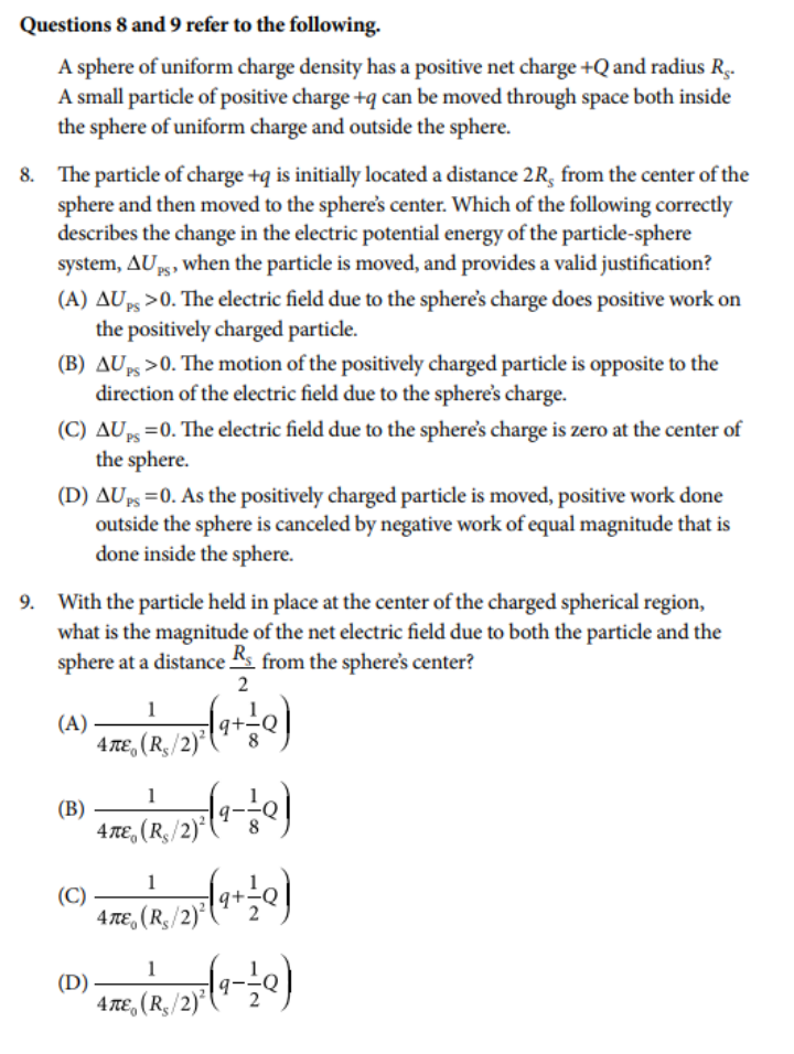 AP物理C 各章节重点 AP物理C 各章节重点