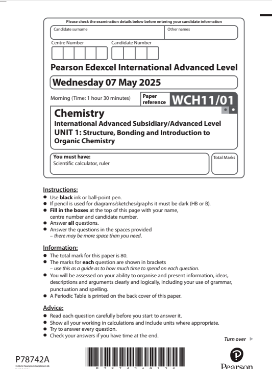爱德思Alevel化学各模块核心考点分析！附爱德思Alevel化学真题和培训课程
