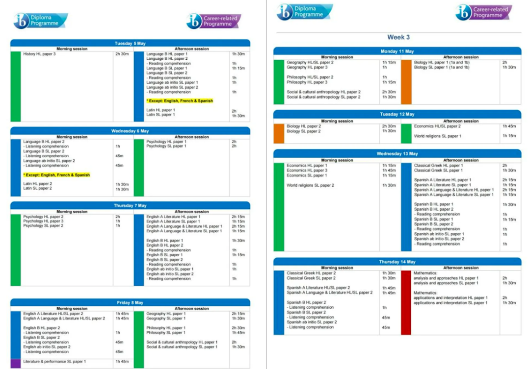 假如从一月份开始准备26年IB考试，该如何备考？附26年五月大考时间安排