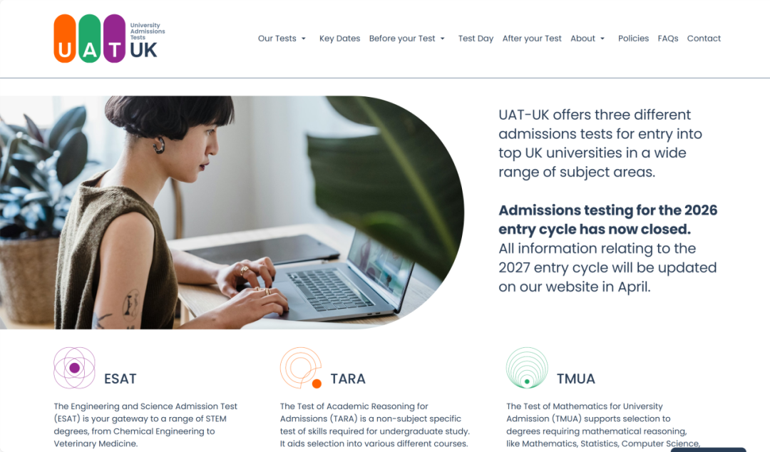 重磅调整:牛津大学2027年起笔试将采用UAT-UK体系,TMUA/ESAT/TARA成“机构货”! 重磅调整:牛津大学2027年起笔试将采用UAT-UK体系,TMUA/ESAT/TARA成“机构货”!