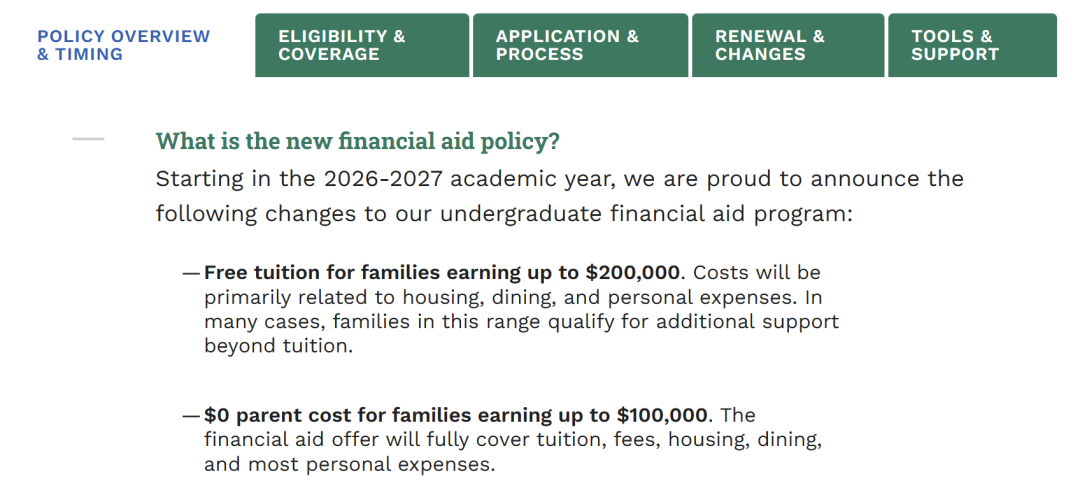 震惊！约翰霍普金斯大学官宣本科生免学费！