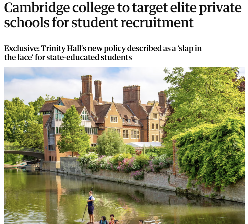 剑桥三一学堂开启对口招生时代？！这些高中学生“赢麻了”...