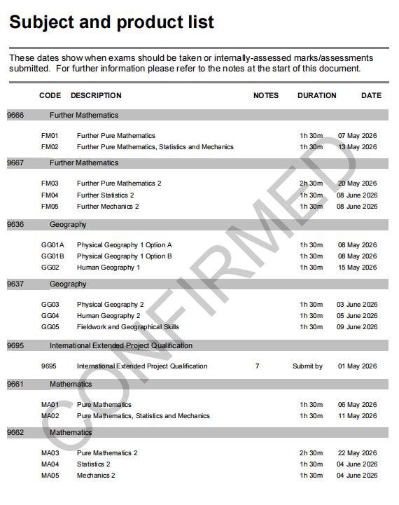 A-level/IGCSE 2026年夏季大考报名入口已开放!附CAIE/爱德思/AQA报名流程图! A-level/IGCSE 2026年夏季大考报名入口已开放!附CAIE/爱德思/AQA报名流程图!