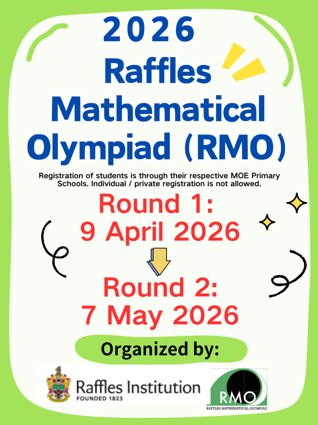 2026 RMO, APMOPS 奥数竞赛详情及报名信息