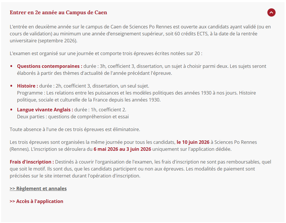 26fall申请季 | 雷恩政治学院网申时间公布!本科+硕士阶段! 26fall申请季 | 雷恩政治学院网申时间公布!本科+硕士阶段!