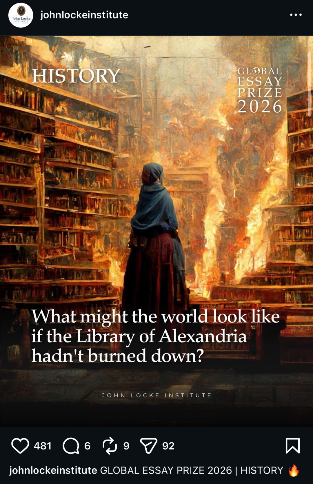 John Locke2026论文竞赛首题放出!今年不按套路出牌?