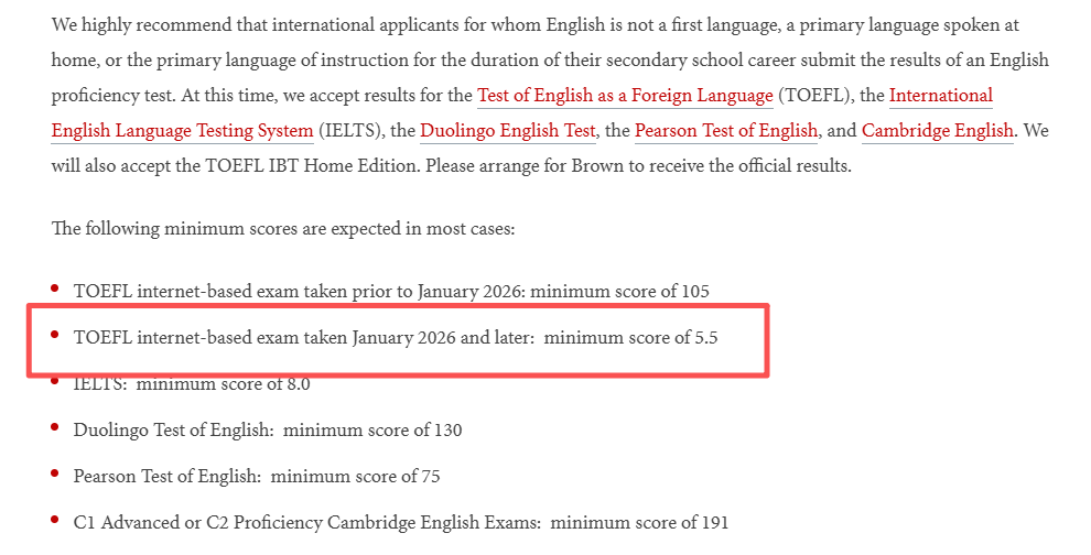 天塌了!哥大/布朗等藤校官宣新托福成绩要求!5.0都不够用了? 天塌了!哥大/布朗等藤校官宣新托福成绩要求!5.0都不够用了?
