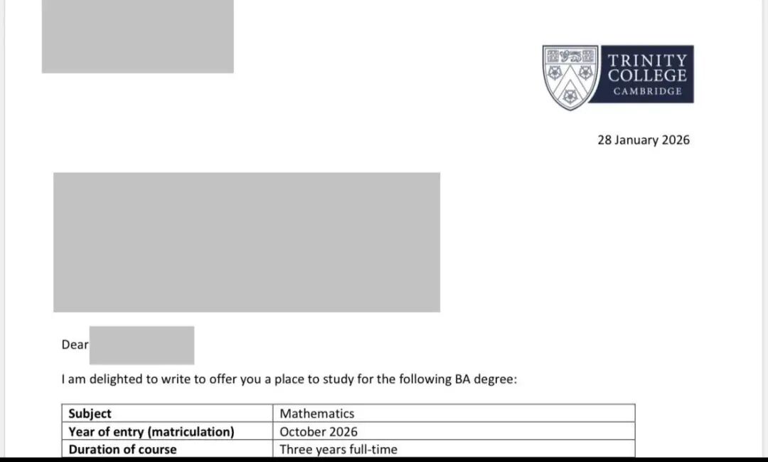 剑桥放榜!哪个学院又抢跑?经济、数学、自然科学已出offer! 剑桥放榜!哪个学院又抢跑?经济、数学、自然科学已出offer!