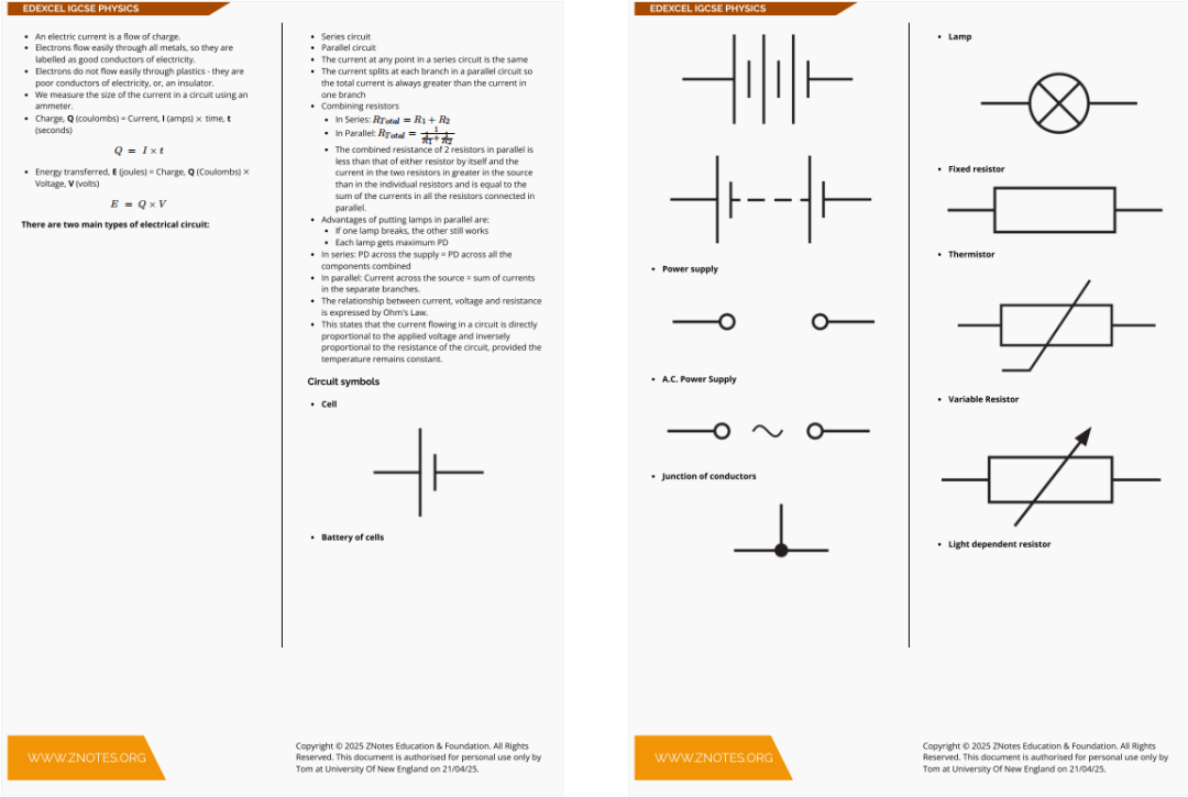 冲刺IG大考，怎么少得了这份爱德思IGCSE物理知识点笔记