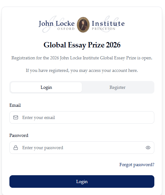 2026年John Locke报名通道开启，并开放所有题目！