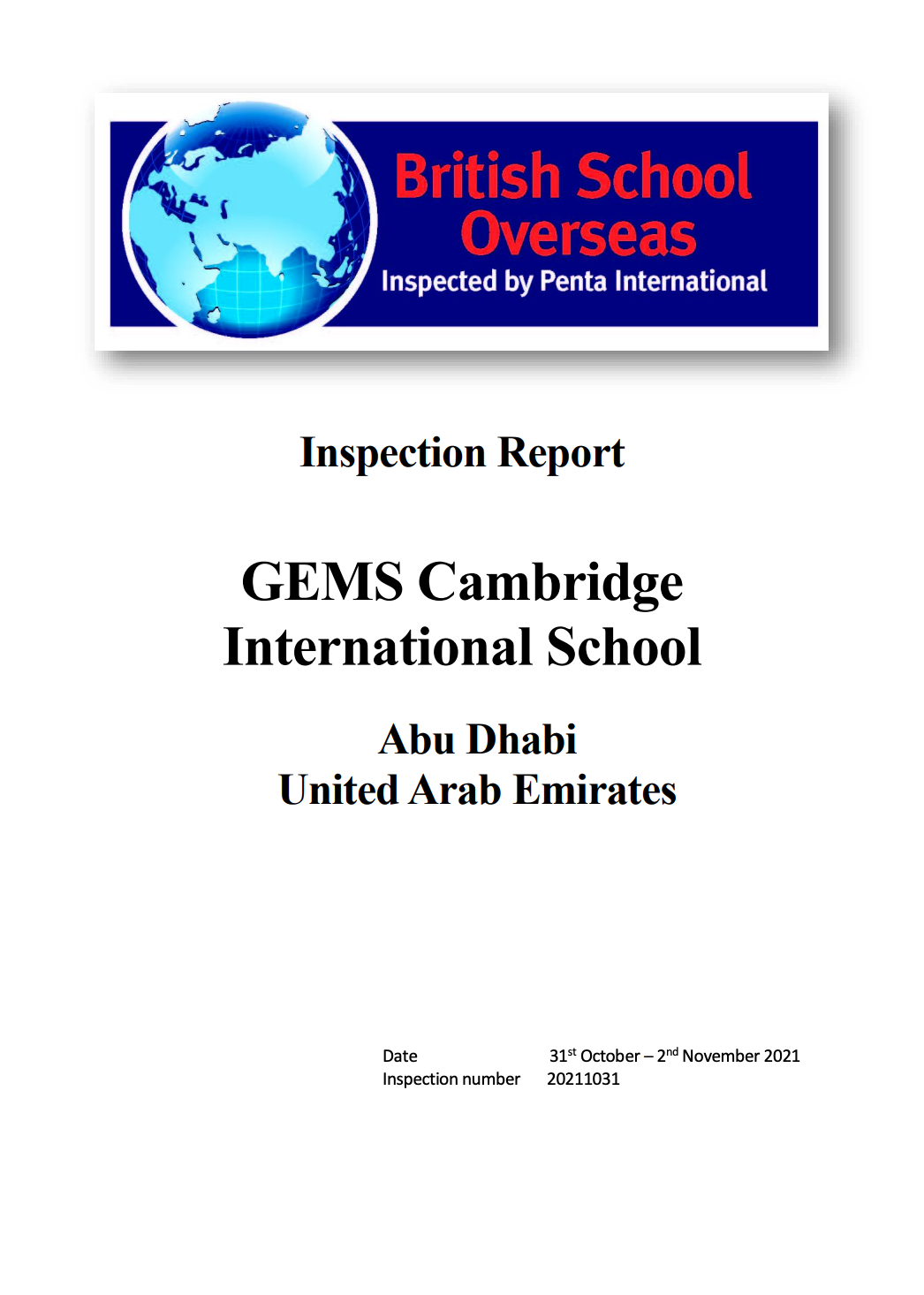 阿布扎比宝石花剑桥国际学校（GEMS Cambridge International School - Abu Dhabi）入学指南