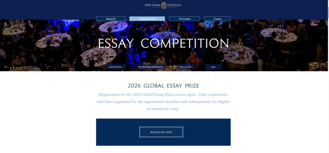 提前一个月提交？Johnlocke竞赛公布时间线！多种班型可选！