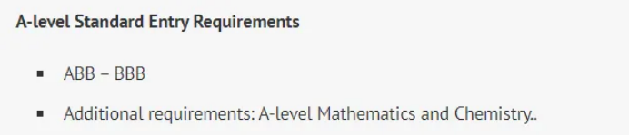 英国化学专业QS排名前十的大学，这所学校只需BBB即可申请？也太香了！