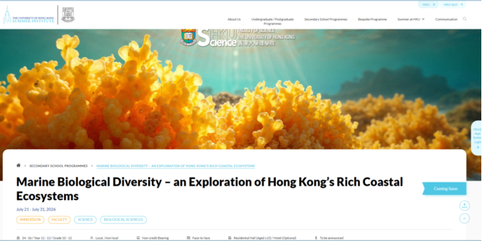 港大2026夏校全学段指南：STEM/商科/人文76门新课，2月7日早鸟截止