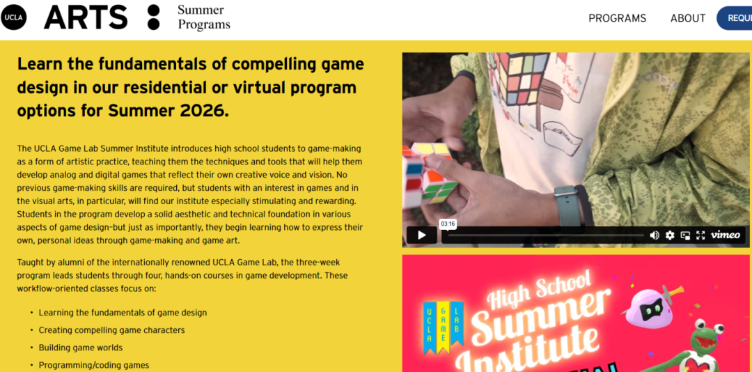 不止于夏校！从芝大、布朗的 Pre-College 夏校，到 UCLA 游戏制作实验室、NYU 新闻夏校，找到你的最佳跳板