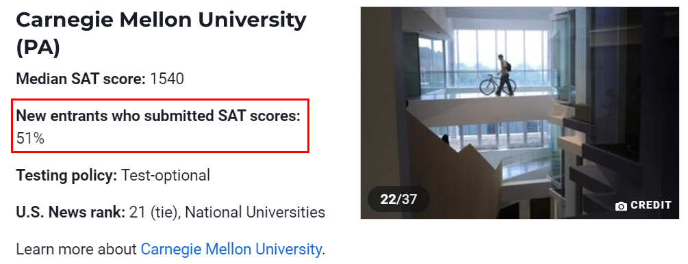 U.S.News发布21所顶尖大学SAT中位数，你的分数还够吗？