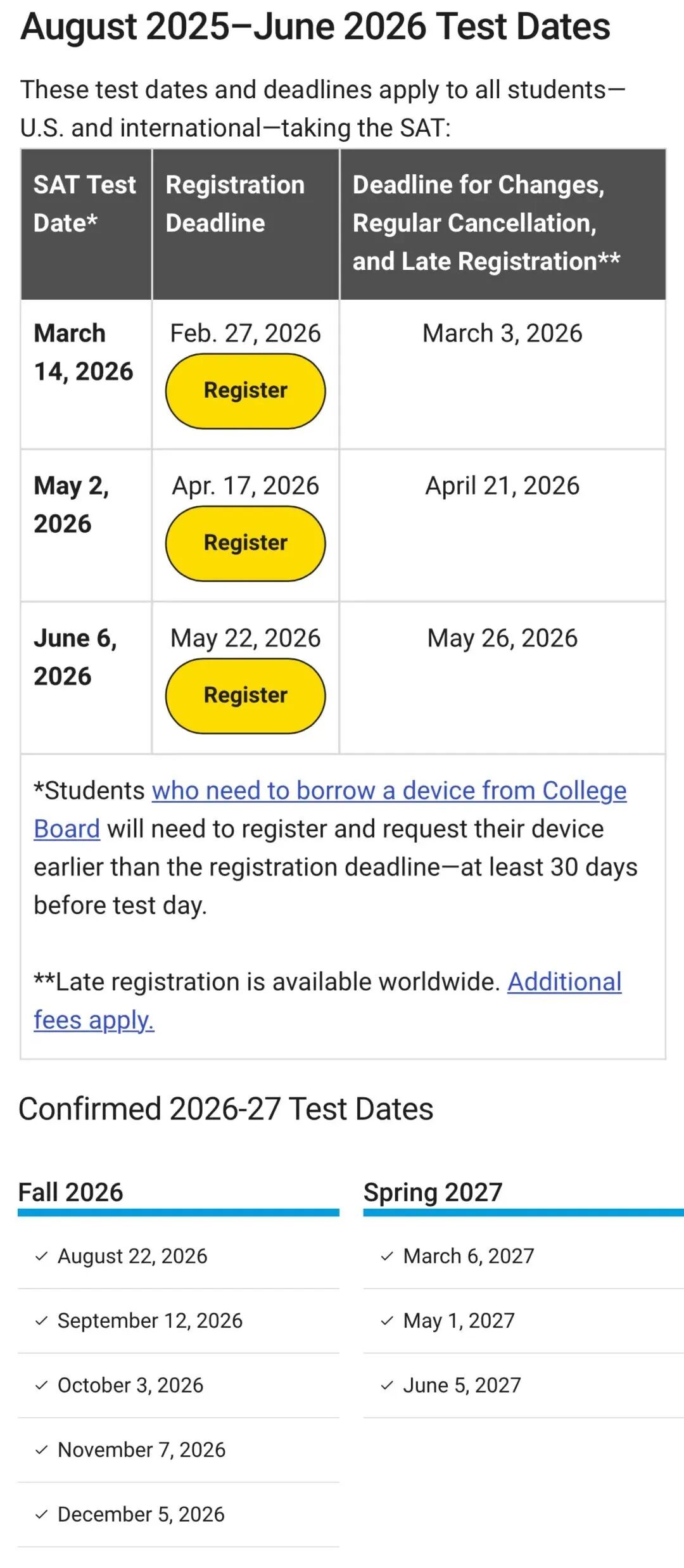 考前必看！3月SAT首场新规你必须知道：最新眼镜禁令&考试时间变动