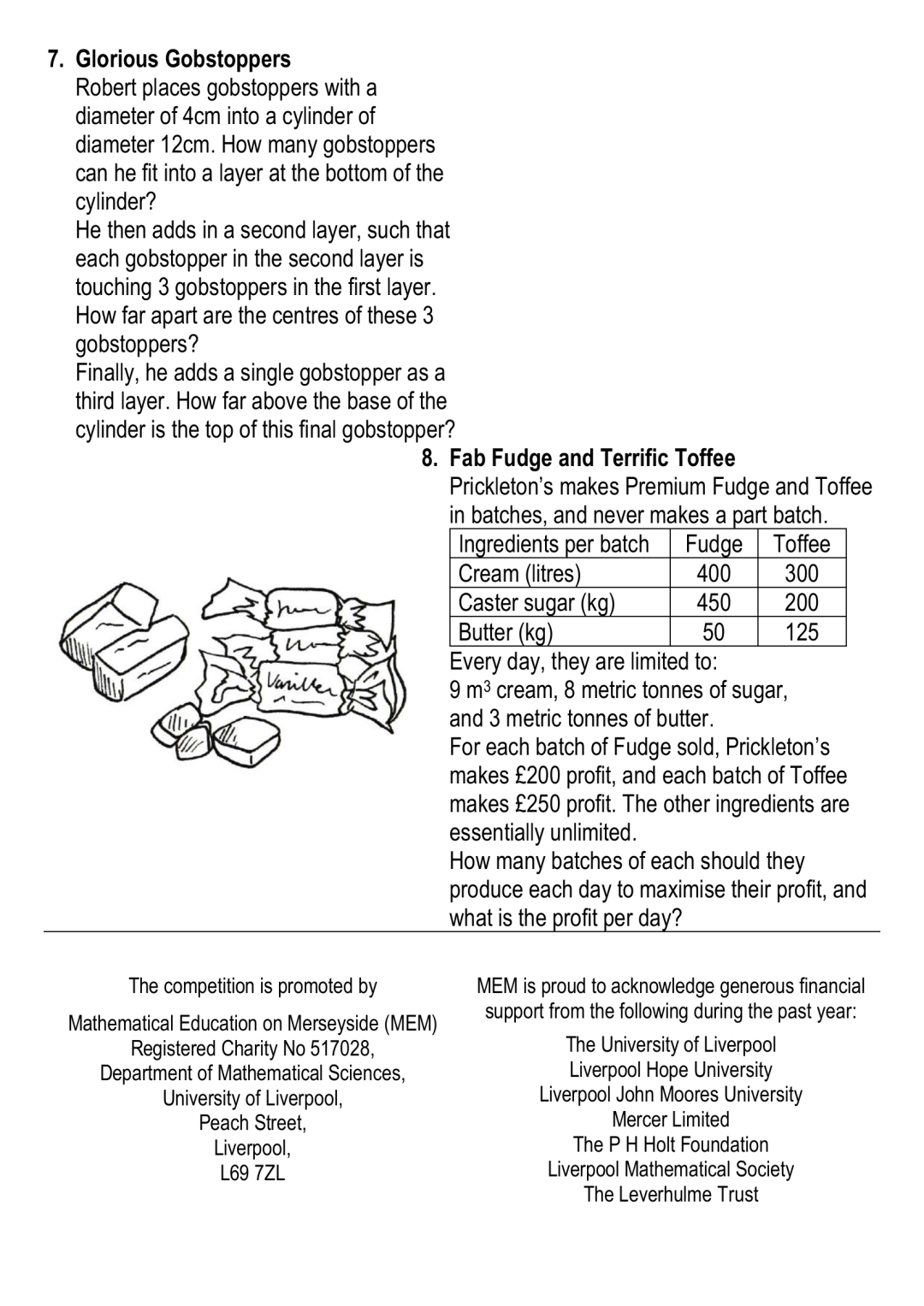2026年MEM数学竞赛真题出炉