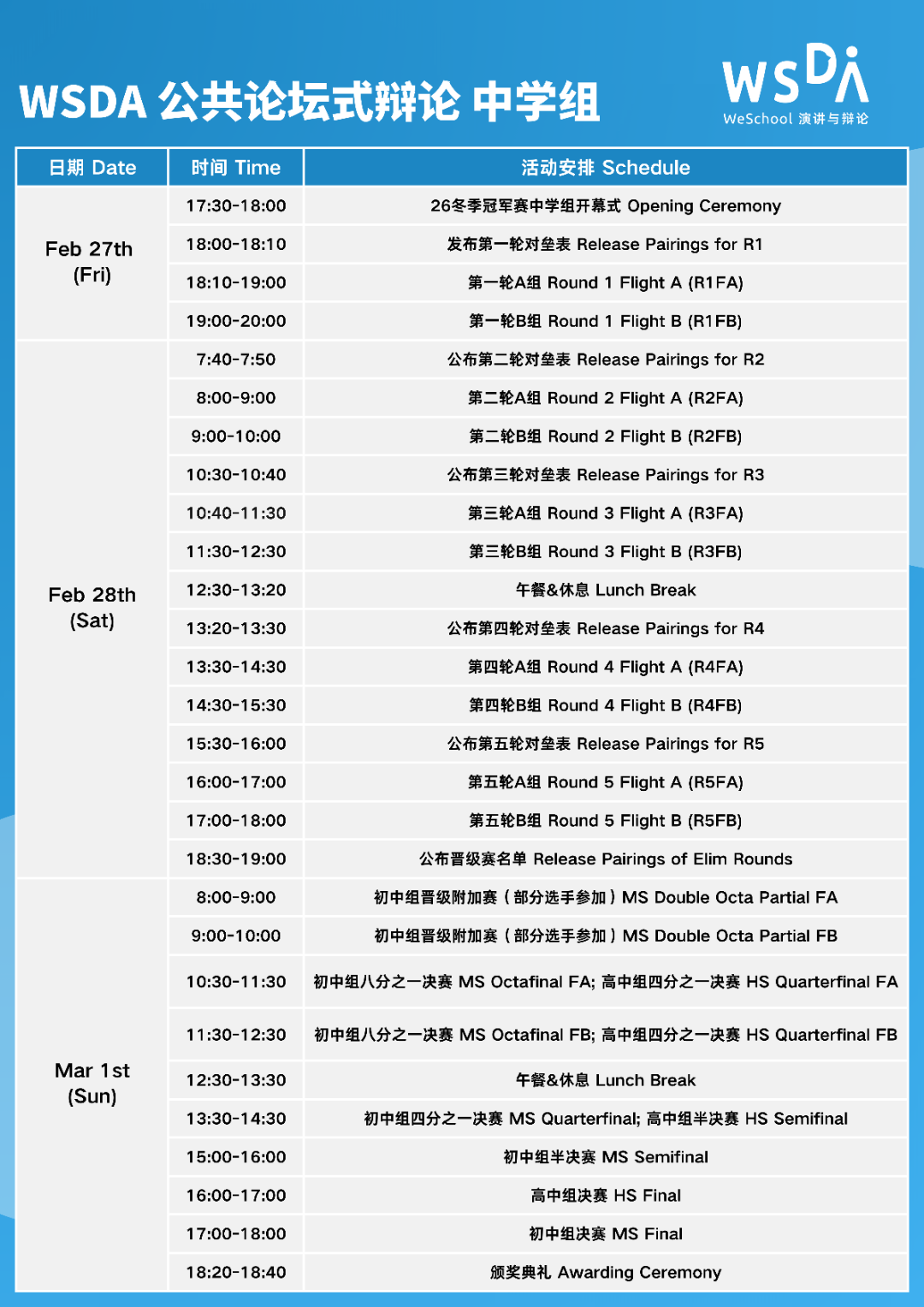 顶峰对决一触即发！2026 WSDA冬季冠军赛赛程揭晓，决赛直播等你来见证