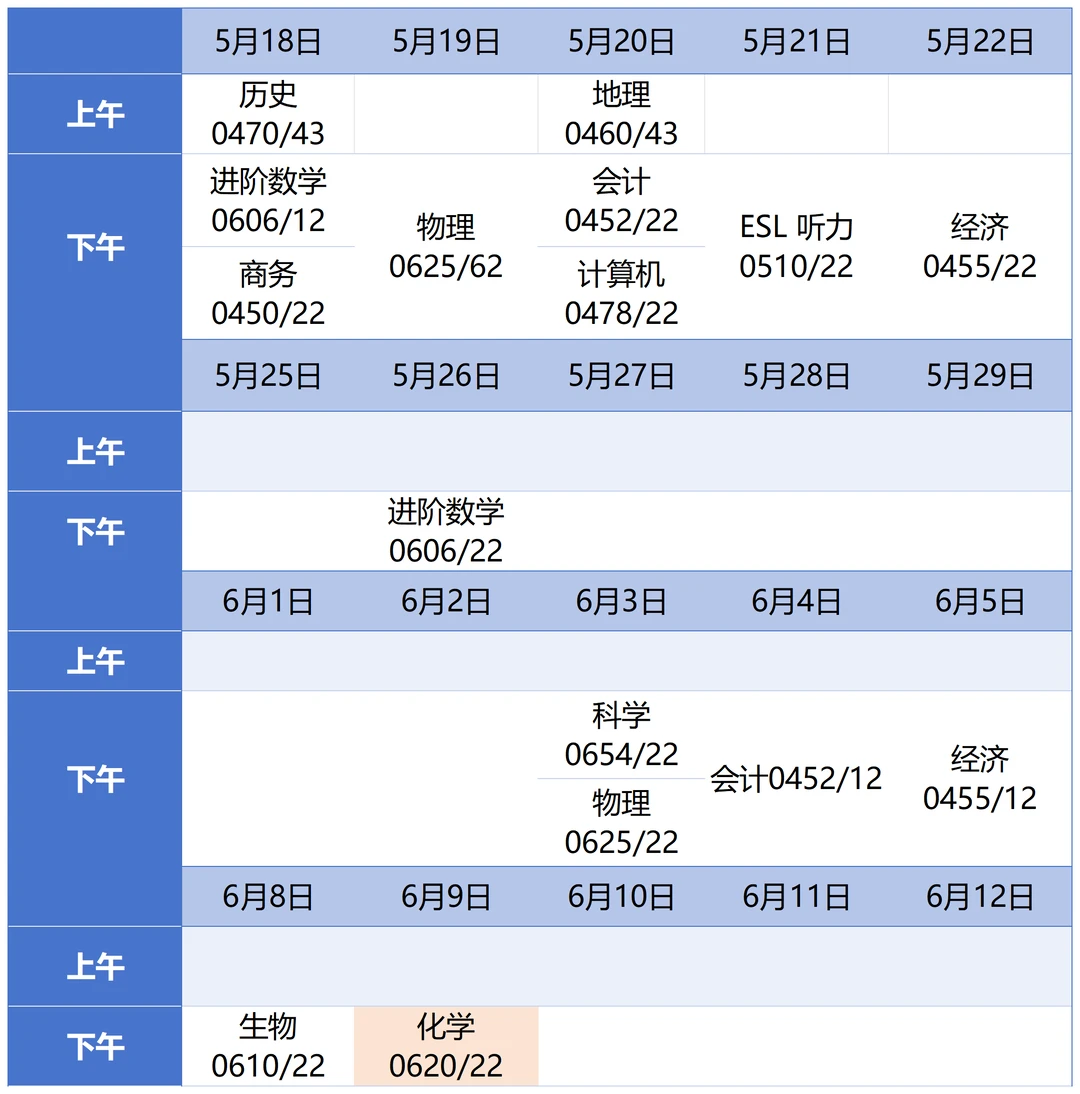 2026年IGCSE考试时间安排，考前务必搞清这3个变化，附IGCSE冲刺课程