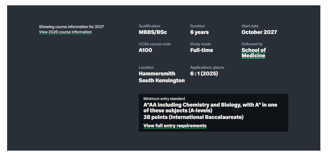 新增专业和笔试 更改成绩和语言要求……2027fall帝国理工6大变化速看！