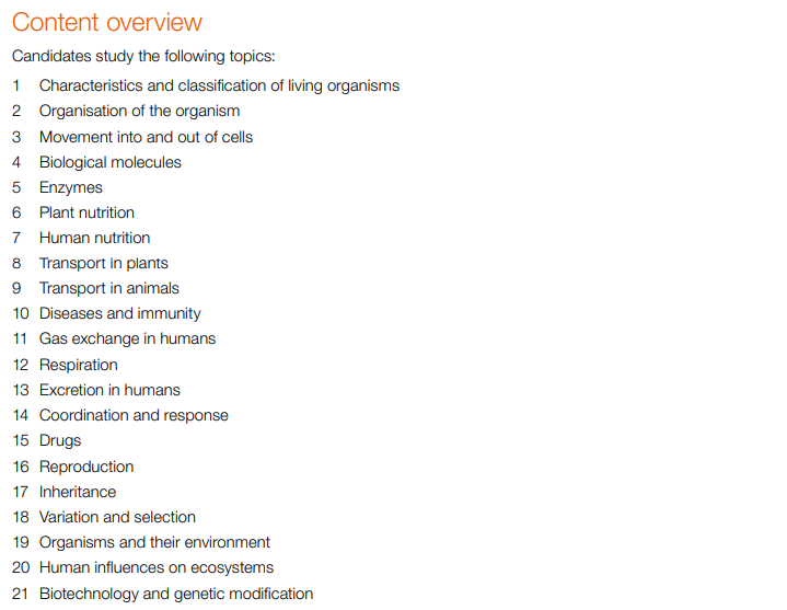 IGCSE生物一个既熟悉又陌生的科目，仅剩3个月还能冲A*吗？