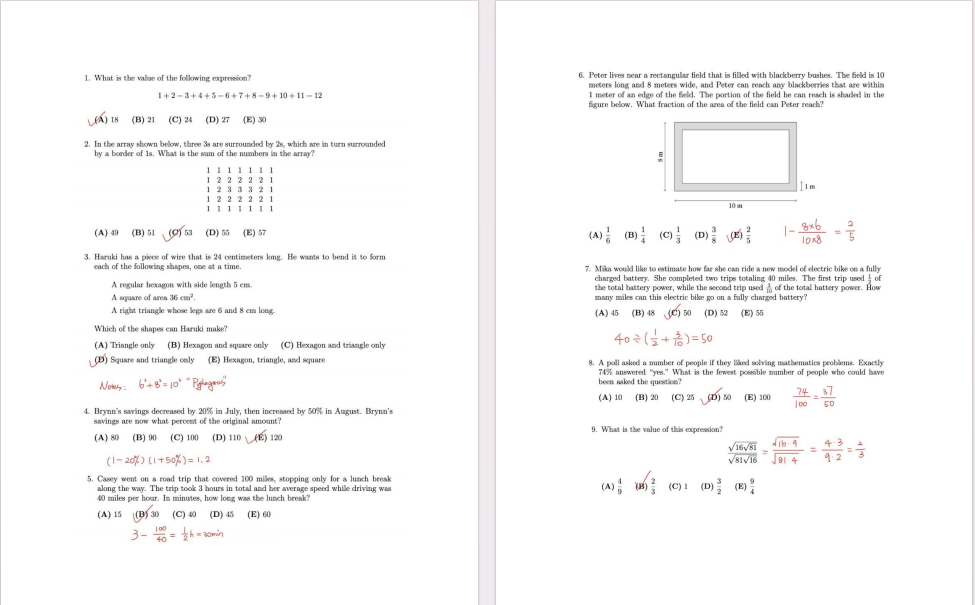 AMC8历年分数线汇总!今年考多少分才能获奖呢?2026年AMC8真题+答案来了~ AMC8历年分数线汇总!今年考多少分才能获奖呢?2026年AMC8真题+答案来了~