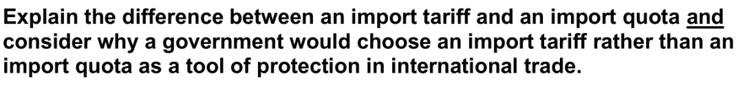 AS经济Essay a问的常见误区