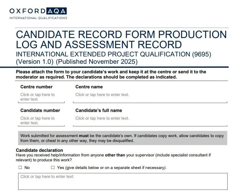 牛津AQA EPQ增设提交窗口！5月与11月双选择，匹配不同课程体系与升学节点！