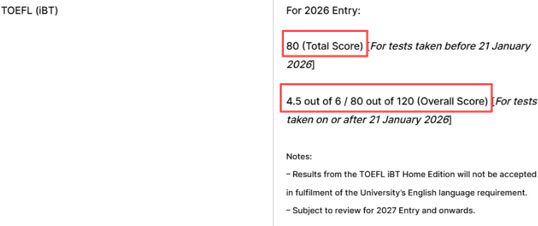 最新更新！斯坦福/哥大/布朗/港科大等托福要求，最低分竟是4.5！