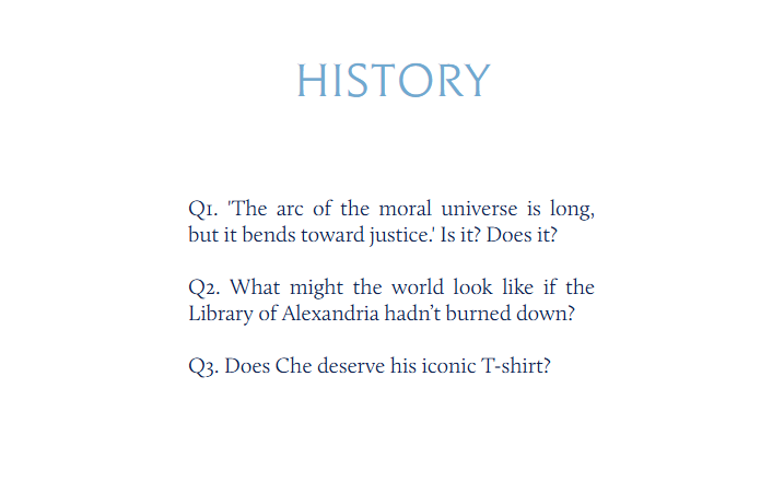 2026 John Locke全部题目发布！今年规则大改！新增3大学科！