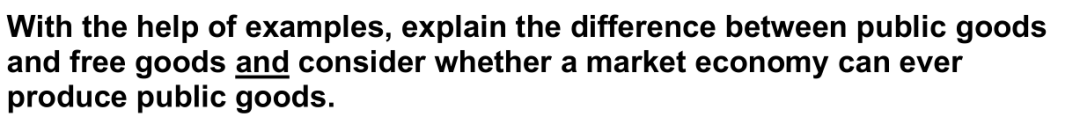 AS经济Essay a问的常见误区