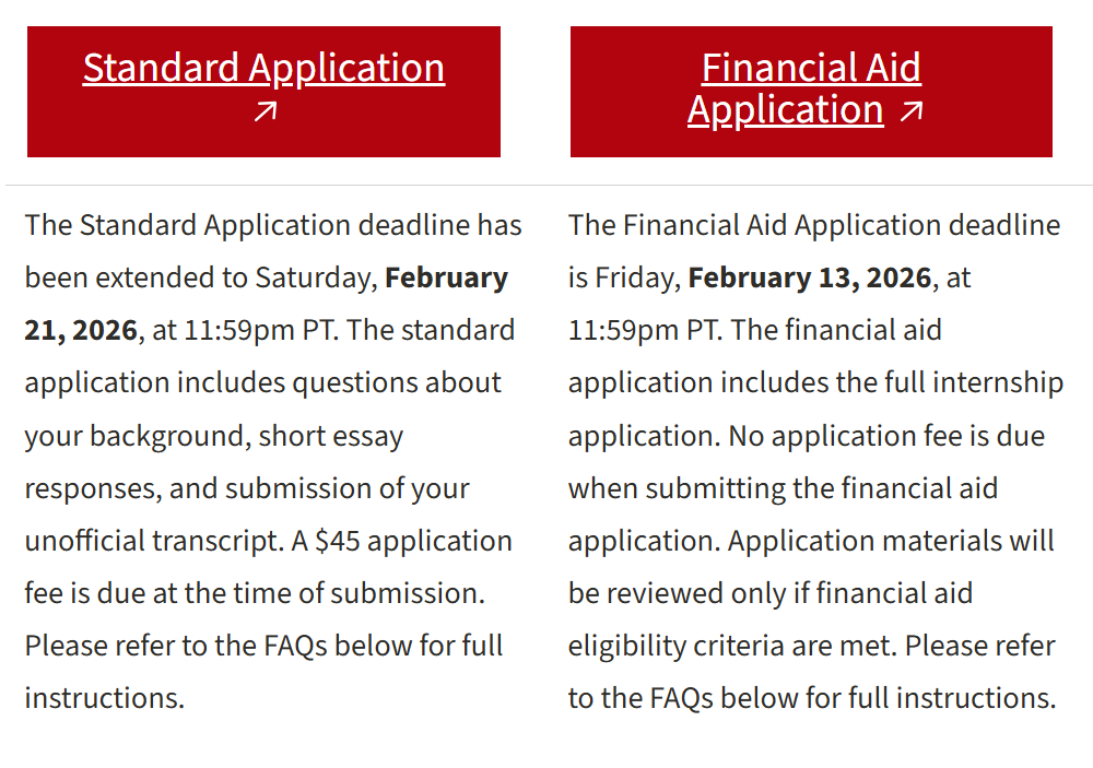 2026｜爬藤夏校、斯坦福大学AI+生物实习夏校，已截止申请！错过等一年！