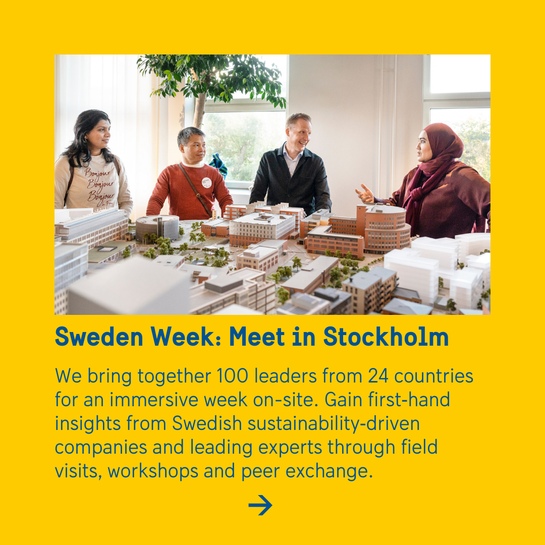 瑞典学院全球高管领导力项目 | 2026届开放申请