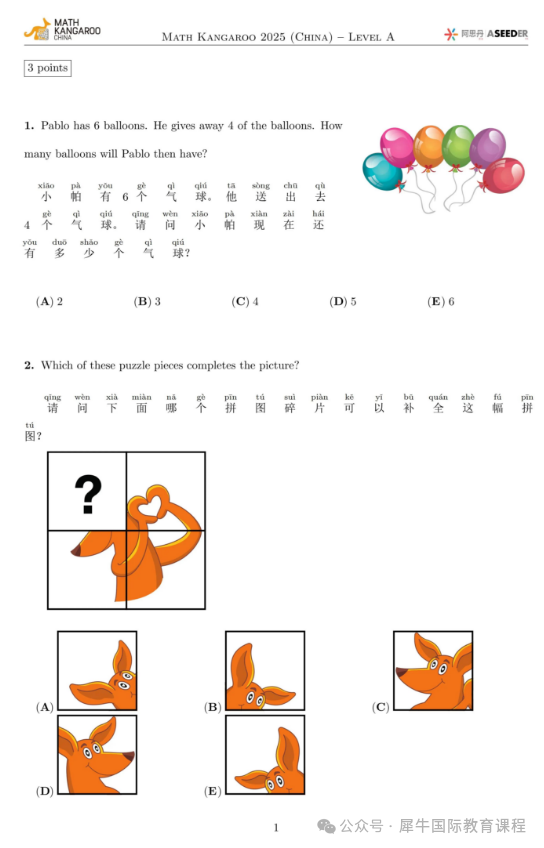 2026年袋鼠竞赛保姆级报名流程攻略！冲刺阶段请这样备考（附袋鼠竞赛历年真题）~